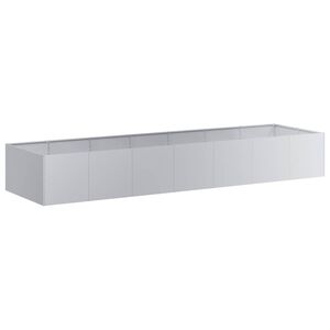 vidaXL Plantekasse 280x80x40 cm galvanisert st&aring;l