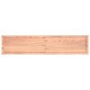 vidaXL Bordplate lysebrun 180x40x(2-4) cm behandlet heltre eik