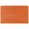 vidaXL Plantekasse voksbrun 110x40x68,5 cm heltre furu
