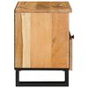 vidaXL Nattbordskap Naturlig 40 x 33 x 46 cm Massiv mango tre
