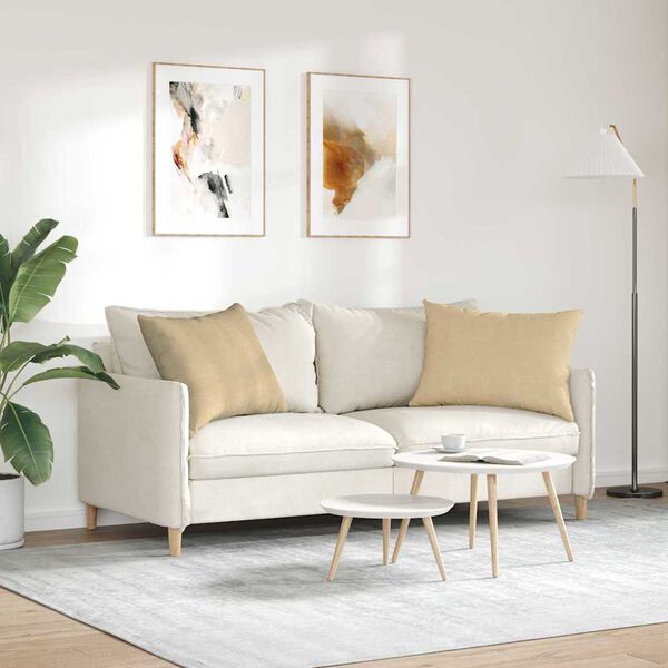 vidaXL Sofaputer 2 pcs Grågrønn 70 x 50 cm Corduroy stoff