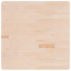 vidaXL Firkantet bordplate 90x90x4 cm ubehandlet heltre eik