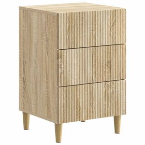 vidaXL Nattbordskap Sonoma eik 43 x 41 x 66,5 cm Konstruert tre