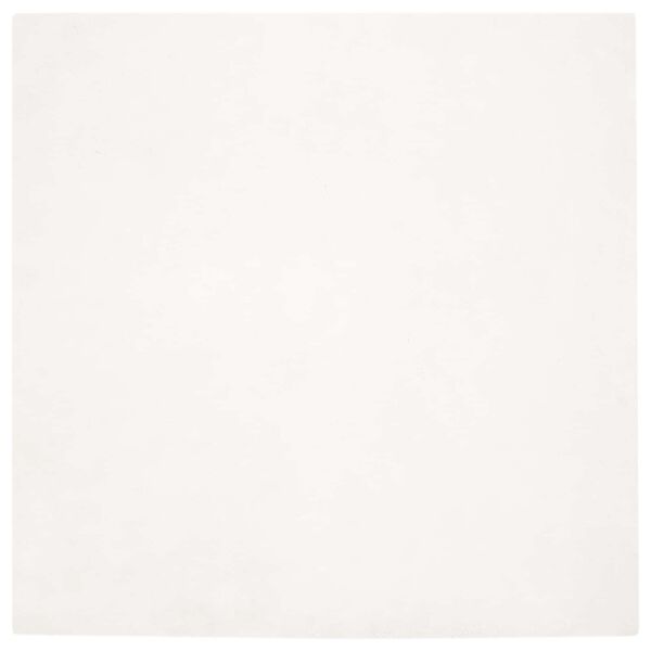 vidaXL Kunstpels Kanin Teppe Olite Krem 200 x 200 cm Polyester