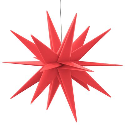 vidaXL Julelys med LED sammenleggbar rød 57 cm