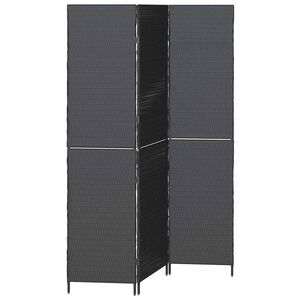 vidaXL Romdeler Svart 146 x 180 cm polyrotting