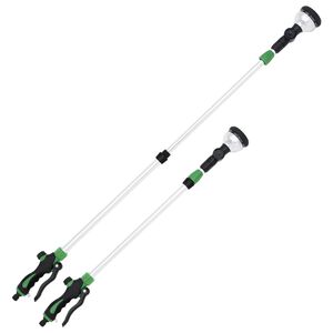 vidaXL Teleskopisk spraylanse med 10 m&oslash;nstre 75-110 cm
