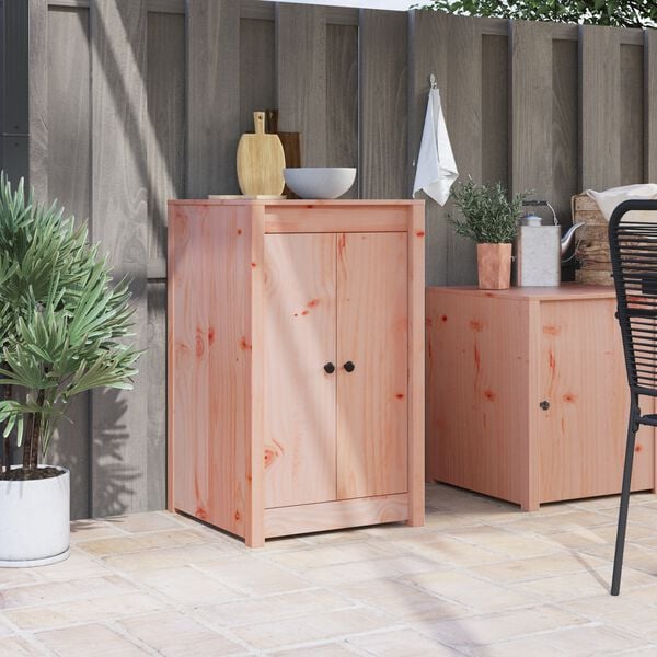 vidaXL Kj&oslash;kkend&oslash;r MEPPEL Brun 50 x 9 x 82 cm heltre douglasgran