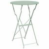vidaXL Bistrobord Lett mint &Oslash; 50 x 71 cm Pulverlakkert st&aring;l