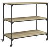 vidaXL Kj&oslash;kkentralle sonoma eik 102x50x95 cm konstruert tre