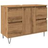 vidaXL Baderomsskap artisan eik 80x33x60 cm konstruert tre