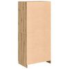 vidaXL Garderobe artisan eik 90x52x200 cm konstruert tre
