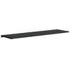 vidaXL Vinduskarmer Svart med trestruktur 120 x 45 x 4,5 cm PVC