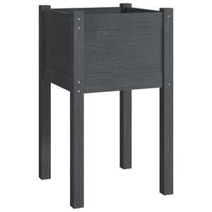 vidaXL Plantekasse 40x40x70 cm heltre furu gr&aring;