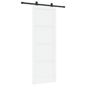 vidaXL Skyved&oslash;r ORKDAL 83 x 232 cm Heltre furu Hvit