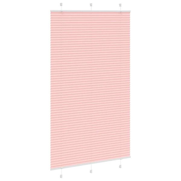 vidaXL pliss&eacute;gardin Rosa 120x200 cm Stoff Bredde 119,4 cm Polyester
