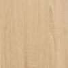 vidaXL Salongbord sonoma eik 100x100x40 cm konstruert tre
