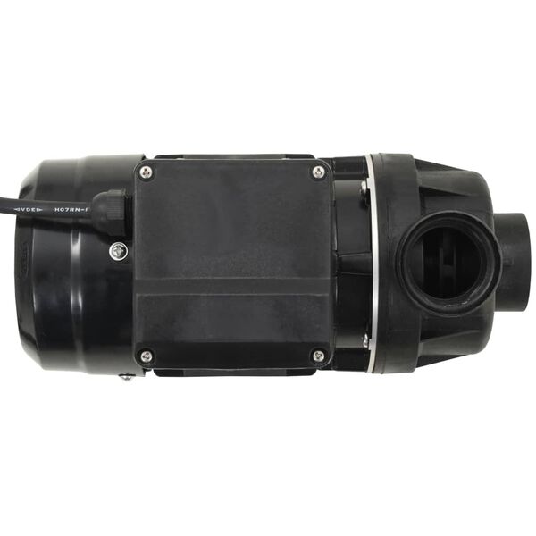 vidaXL Bassengpumpe svart 0,25 HP 7500 L/t