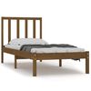 vidaXL Sengeramme honningbrun heltre furu 90x200 cm