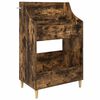 vidaXL Mediehylle R&oslash;kt Eik 70,5 x 46 x 112 cm Konstruert tre
