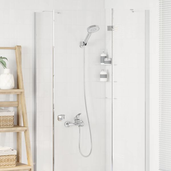 vidaXL Dusjhode Sett Krom G 1 / 2 tommer