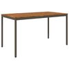 vidaXL Hagebarbord Naturlig og Kaffe 196 x 100,5 x 105 cm