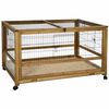 Kerbl Bur for sm&aring; dyr for innend&oslash;rs bruk 116x75x70 cm tre brun