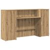 vidaXL Resepsjonspult artisan eik 180x50x103,5 cm konstruert tre