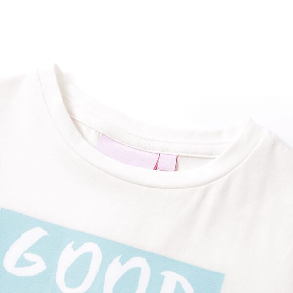 T-skjorte for barn ecru 140