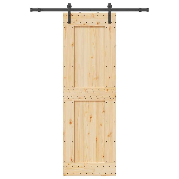 vidaXL Skyved&oslash;r med monteringstilbeh&oslash;r 70x210 cm heltre furu