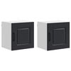 vidaXL Oppvaskmaskin-panel Kalmar 2 pcs Svart 40 x 31 x 40 cm