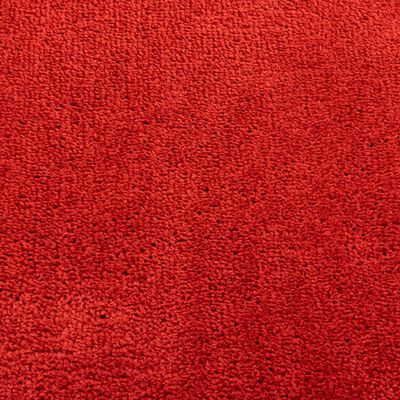 vidaXL Teppe OVIEDO kort luv rød 240x240 cm