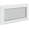 vidaXL Kj&oslash;levindu RISOR 110 x 50 cm PVC og glass Antrasitt