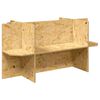 vidaXL Terrarium base Brun 100 x 50 x 50 cm OSB