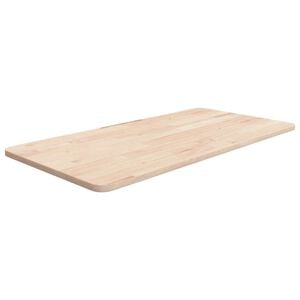 vidaXL Benkeplate til bad 80x40x1,5 cm ubehandlet heltre