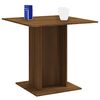 vidaXL Spisebord brun eik 80x80x75 cm konstruert tre
