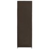 vidaXL Garderobe brun 87x49x159 cm stoff
