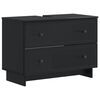 vidaXL Baderomsvaskeskap EDE Svart 82 x 41 x 59 cm Konstruert tre