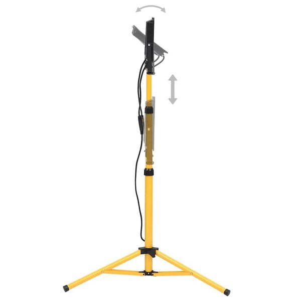 vidaXL LED-flomlys med stativ 2x100 W kaldhvit