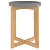 vidaXL Sidebord gr&aring; 53x53x43,5 cm konstruert tre og heltre furu