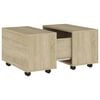 vidaXL Salongbord sonoma eik 60x60x38 cm konstruert tre