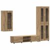 vidaXL TV-benksett FLORIN 3 stk. Artisan Eik Konstruert tre