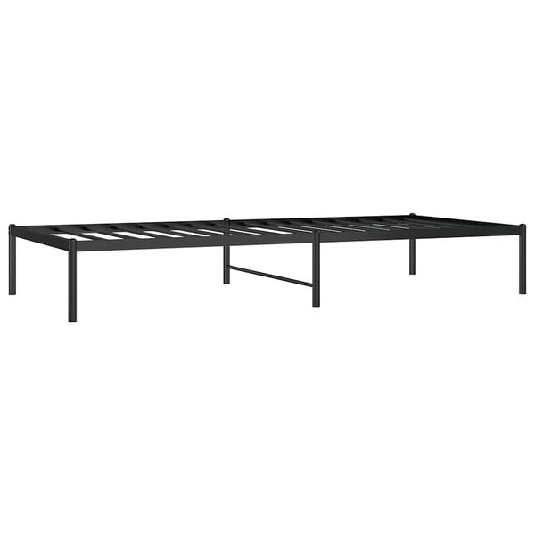 vidaXL Sengeramme svart metall 90x200 cm