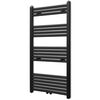 Radiator h&aring;ndklestativ rett svart 600 x 1160 mm