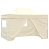 vidaXL Partytelt Krem 280 x 410 x 315 cm Oxford Stoff