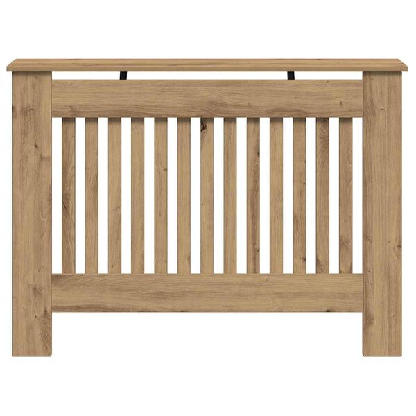 vidaXL Radiator Deksel Artisan Eik 112 x 19 x 81,5 cm Konstruert tre