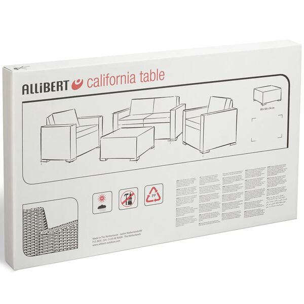 Keter Utebord California grafitt 197421