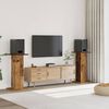 vidaXL H&oslash;yttalerstativ 2 stk gammelt tre 30x30x95 cm konstruert tre