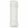 vidaXL B&aring;tsnor 10 mm 6 m Hvit Polyester