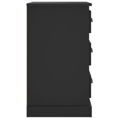 vidaXL Nattbord svart 39x39x67 cm konstruert tre